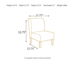 Tibbee Pebble Armless Accent Chair -Hot Sale Office Furniture Store 810363289 6