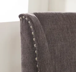 Charcoal Gray Square Back Office Chair With Nailhead Trim 14 Charcoal Gray Square Back Office Chair With Nailhead Trim -Hot Sale Office Furniture Store 810389623 3