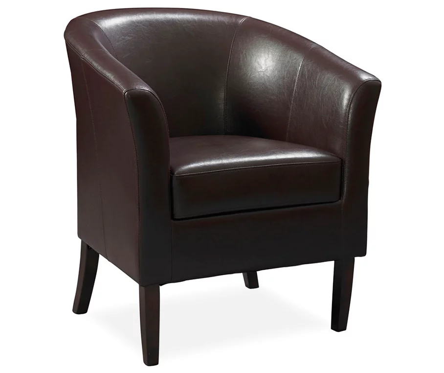 Spencer Faux Leather Club Armchair 4 Spencer Faux Leather Club Armchair - Image 2