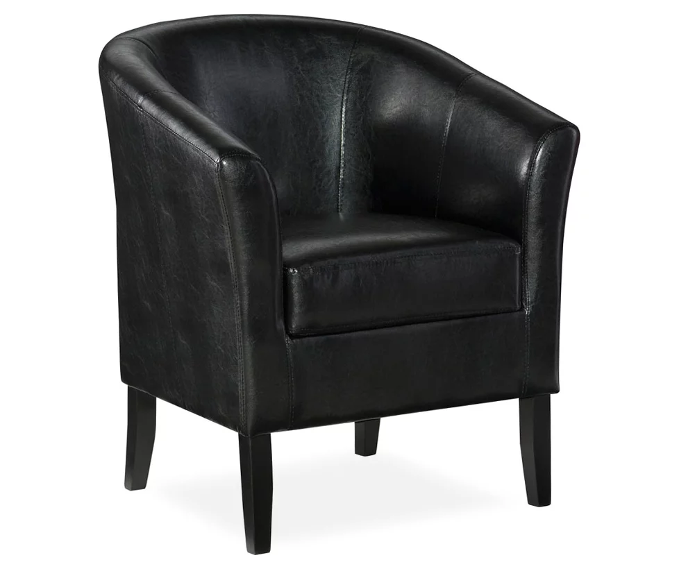 Spencer Faux Leather Club Armchair 3 Spencer Faux Leather Club Armchair