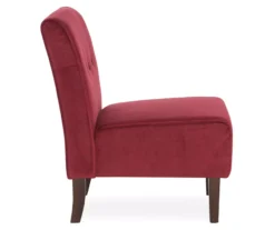 Hannah Red Armless Accent Chair 11 Hannah Red Armless Accent Chair -Hot Sale Office Furniture Store 810389648 2 1