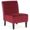 Hannah Red Armless Accent Chair -Hot Sale Office Furniture Store 810389648 5