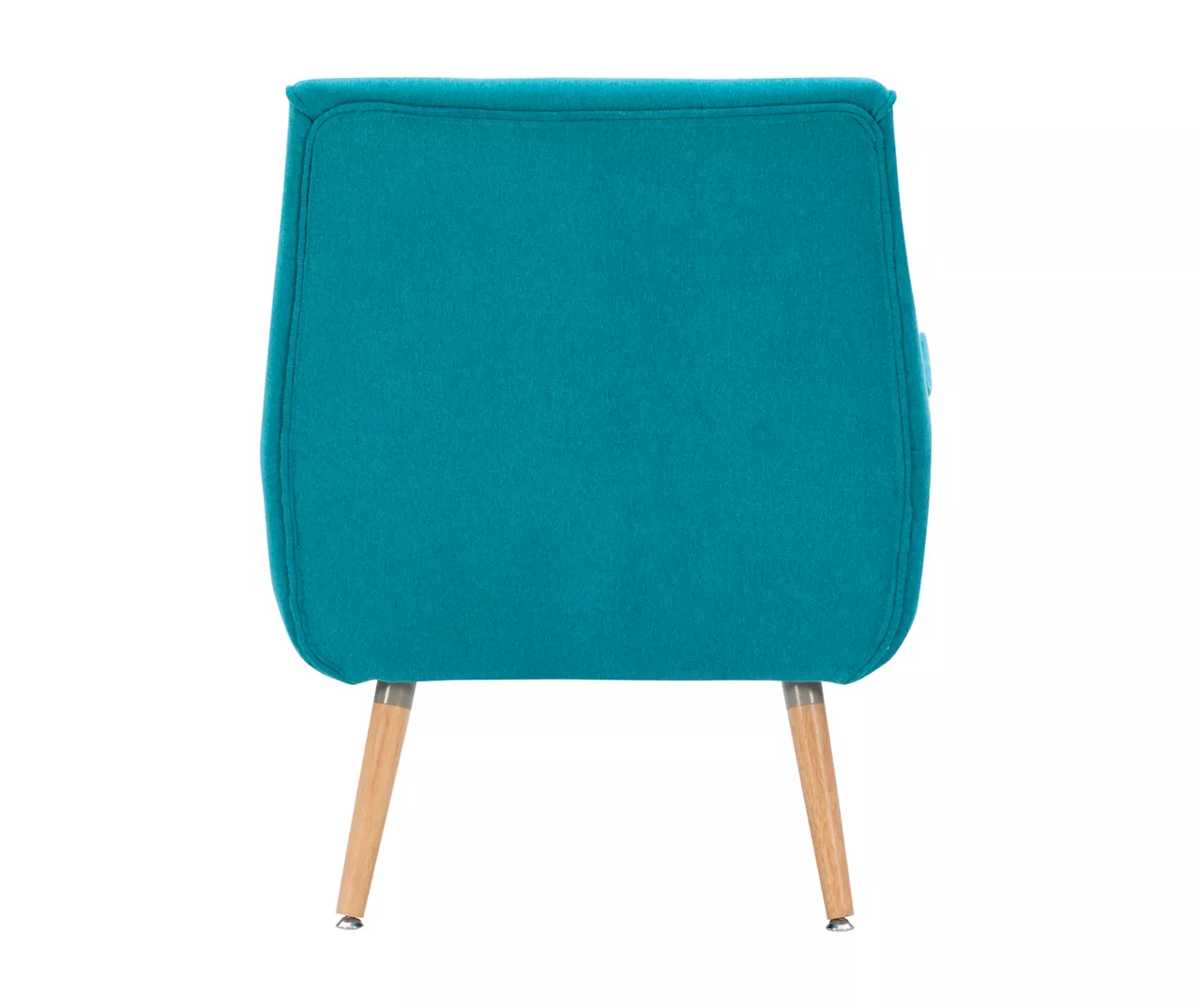 Sara Blue Flannel Mid-Century Accent Chair 11 Sara Blue Flannel Mid-Century Accent Chair - Image 9