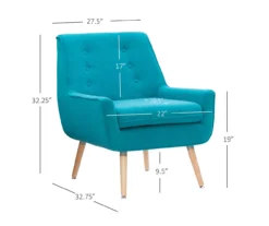 Sara Blue Flannel Mid-Century Accent Chair 23 Sara Blue Flannel Mid-Century Accent Chair -Hot Sale Office Furniture Store 810389652 A8
