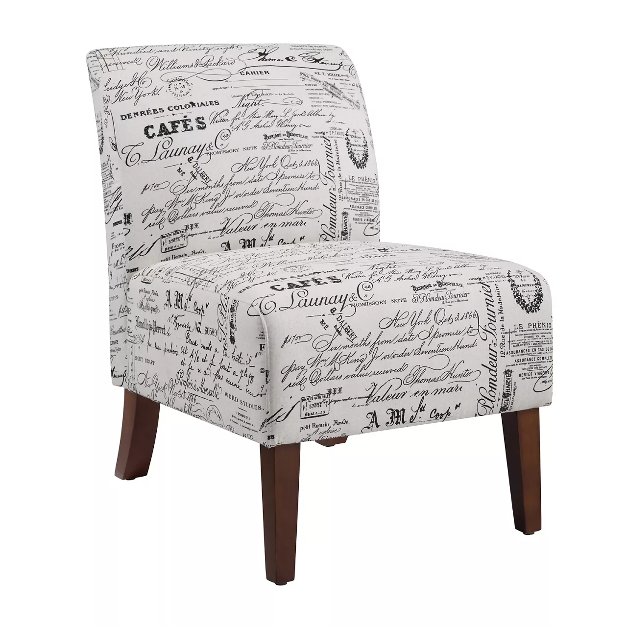 Shelby Script Armless Accent Chair 3 Shelby Script Armless Accent Chair