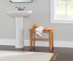 18" Pierce Bamboo Bathroom Stool 16 18" Pierce Bamboo Bathroom Stool -Hot Sale Office Furniture Store 810389685 B0 1