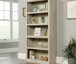 Chalked Chestnut Tan 5-Shelf Bookcase 5 Chalked Chestnut Tan 5-Shelf Bookcase -Hot Sale Office Furniture Store 810406220 2