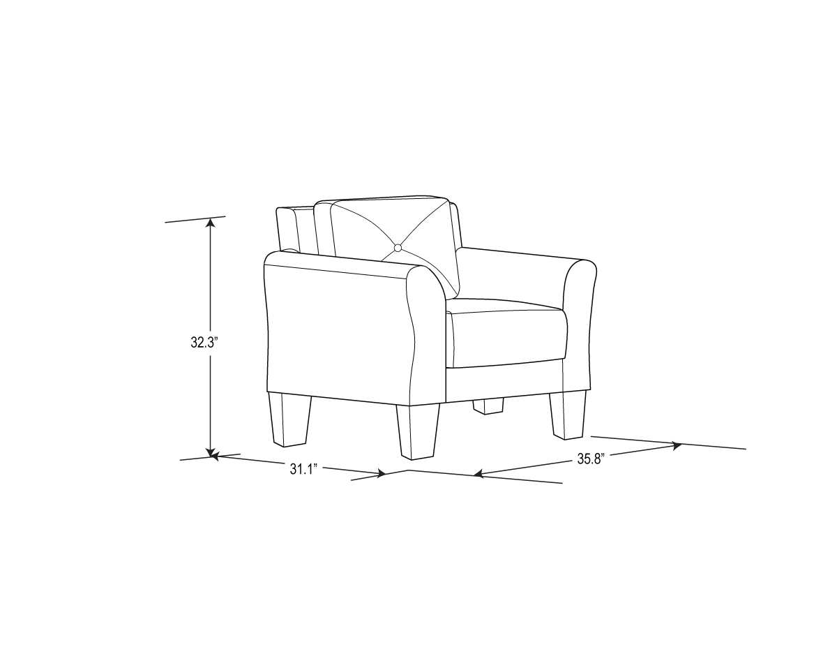 Hayward Upholstered Accent Chair 11 Hayward Upholstered Accent Chair - Image 9