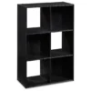 Black Oak 6-Cube Storage Organizer 2 Black Oak 6-Cube Storage Organizer -Hot Sale Office Furniture Store 810435811