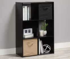 Black Oak 6-Cube Storage Organizer 11 Black Oak 6-Cube Storage Organizer -Hot Sale Office Furniture Store 810435811 7