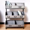 Galvanized Metal 3-Tier Storage Shelf -Hot Sale Office Furniture Store 810450734 1