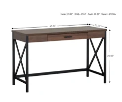 Dark Walnut Writing Desk 7 Dark Walnut Writing Desk -Hot Sale Office Furniture Store 810466872 A7