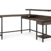Arlenbry Gray L-Shaped Corner Desk 2 Arlenbry Gray L-Shaped Corner Desk -Hot Sale Office Furniture Store 810485152 3
