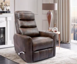 Real Living Bolero Faux Leather Swivel Glider Recliner -Hot Sale Office Furniture Store 810499151 1