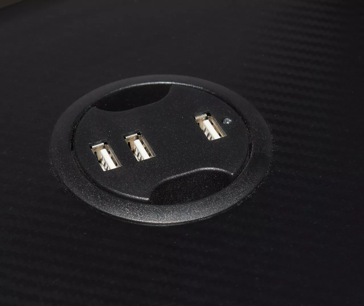 Black LED Gaming Desk With Riser 13 Black LED Gaming Desk With Riser - Image 11