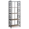 Dark Taupe Square 4-Shelf Open Bookcase -Hot Sale Office Furniture Store 810512901 2