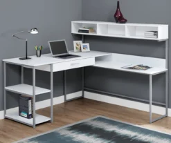 Monarch L-Shaped Corner Desk With Hutch -Hot Sale Office Furniture Store 810512935 1
