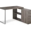 Dark Taupe Reversible L-Shaped Corner Desk -Hot Sale Office Furniture Store 810512939 2