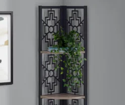 Monarch Geometric 4-Shelf Corner Bookcase -Hot Sale Office Furniture Store 810512947 4