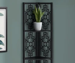 Monarch Geometric 4-Shelf Corner Bookcase -Hot Sale Office Furniture Store 810512948 4