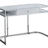 White & Silver Chrome Office Desk 1 White & Silver Chrome Office Desk -Hot Sale Office Furniture Store 810512954 2