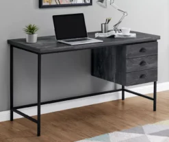 Monarch Reclaimed 3-Drawer Computer Desk -Hot Sale Office Furniture Store 810512955 1