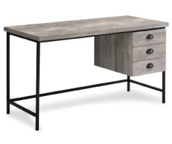 Monarch Reclaimed 3-Drawer Computer Desk -Hot Sale Office Furniture Store 810512956 2
