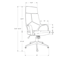 Monarch Modern Executive Office Chair -Hot Sale Office Furniture Store 810512971 11