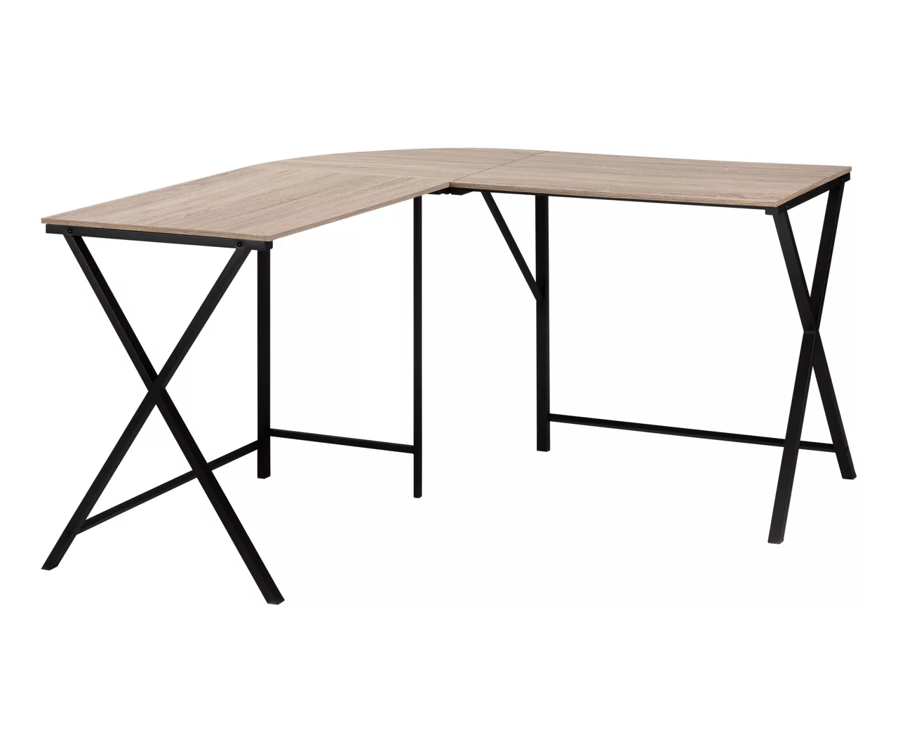 Monarch X Leg L-Shaped Corner Desk 3 Monarch X Leg L-Shaped Corner Desk