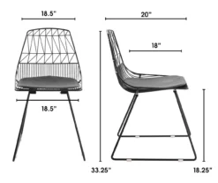 Vivi Metal Dining Chairs, 2-Pack -Hot Sale Office Furniture Store 810513497 6
