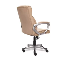 Fawn Tan Linen Executive Office Chair -Hot Sale Office Furniture Store 810513549 6