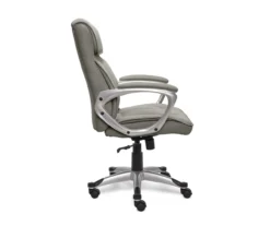 Glacial Gray Linen Executive Office Chair -Hot Sale Office Furniture Store 810513550 5