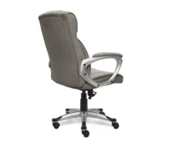 Glacial Gray Linen Executive Office Chair -Hot Sale Office Furniture Store 810513550 6