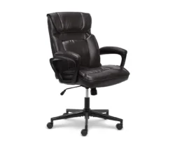 Hannah Black Bonded Leather Office Chair -Hot Sale Office Furniture Store 810513552 2