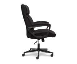 Hannah Charcoal Gray Microfiber Office Chair 34 Hannah Charcoal Gray Microfiber Office Chair -Hot Sale Office Furniture Store 810513553 10
