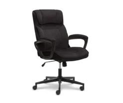 Hannah Charcoal Gray Microfiber Office Chair 23 Hannah Charcoal Gray Microfiber Office Chair -Hot Sale Office Furniture Store 810513553 2