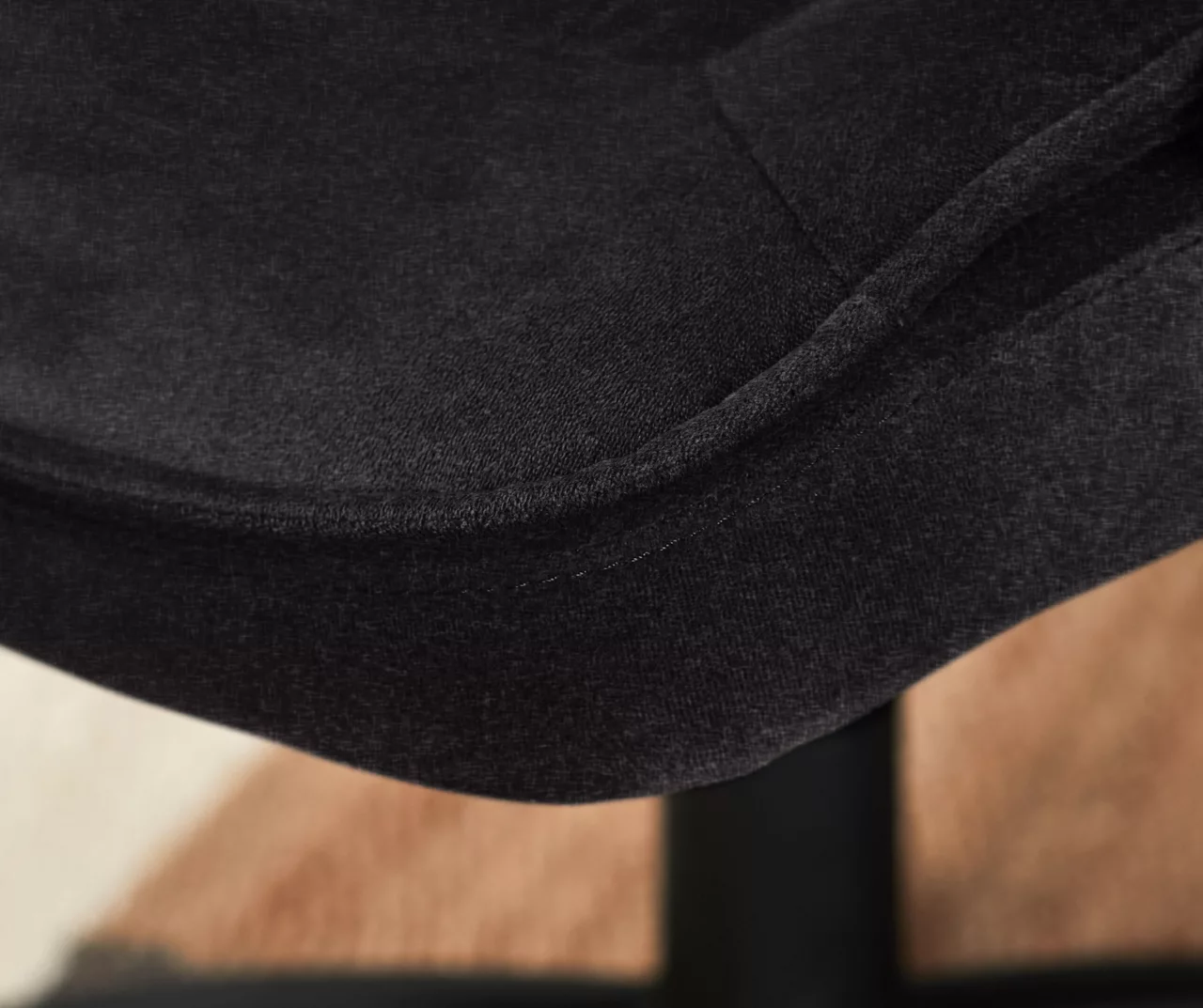 Hannah Charcoal Gray Microfiber Office Chair 18 Hannah Charcoal Gray Microfiber Office Chair - Image 16