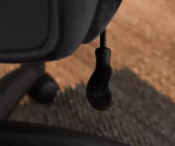 Hannah Charcoal Gray Microfiber Office Chair 38 Hannah Charcoal Gray Microfiber Office Chair -Hot Sale Office Furniture Store 810513553 7