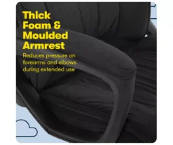 Hannah Charcoal Gray Microfiber Office Chair 29 Hannah Charcoal Gray Microfiber Office Chair -Hot Sale Office Furniture Store 810513553 A0 7