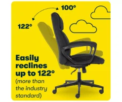 Hannah Charcoal Gray Microfiber Office Chair 28 Hannah Charcoal Gray Microfiber Office Chair -Hot Sale Office Furniture Store 810513553 A0 8