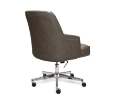 Leighton Gray Memory Foam Bonded Leather Office Chair -Hot Sale Office Furniture Store 810513560 13