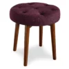 Penelope Eggplant Tufted Stool -Hot Sale Office Furniture Store 810513574 2