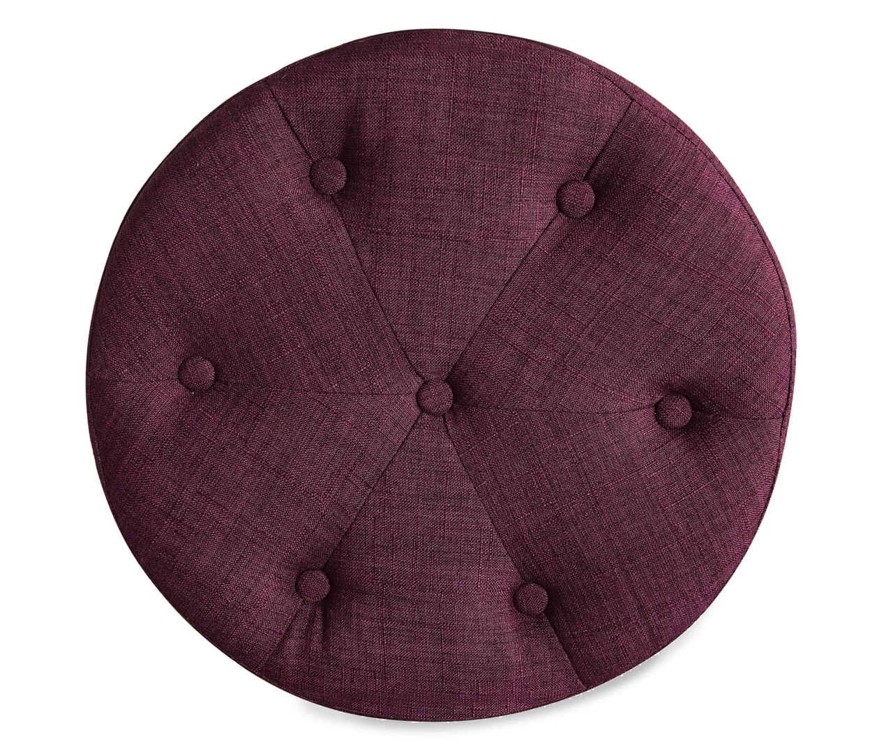 Penelope Eggplant Tufted Stool 6 Penelope Eggplant Tufted Stool - Image 4