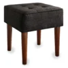 Aria Charcoal Grey Tufted Stool -Hot Sale Office Furniture Store 810513578 2