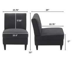 Serta Copenhagen Tufted Slipper Chair -Hot Sale Office Furniture Store 810513580 4