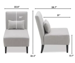 Serta Palisades Slipper Chair With Pillow -Hot Sale Office Furniture Store 810513584 5