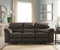 Boxberg Teak Faux Leather Reclining Sofa -Hot Sale Office Furniture Store 810519659 2
