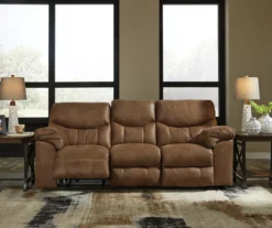 Boxberg Bark Faux Leather Reclining Sofa -Hot Sale Office Furniture Store 810519664 2