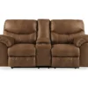 Boxberg Bark Faux Leather Reclining Console Loveseat 2 Boxberg Bark Faux Leather Reclining Console Loveseat -Hot Sale Office Furniture Store 810519667