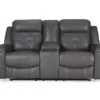 Jesolo Gray Reclining Console Loveseat -Hot Sale Office Furniture Store 810519670